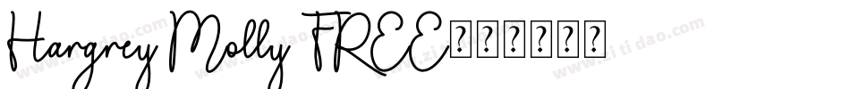 Hargrey Molly FREE字体转换